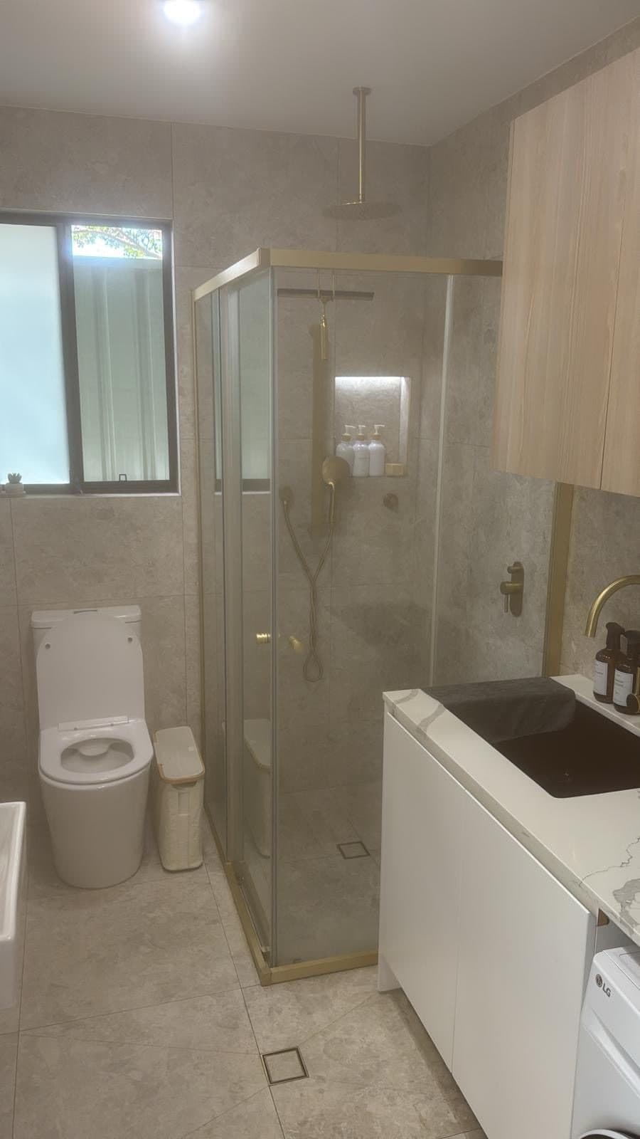 The same Sydney bathroom after a full renovation
