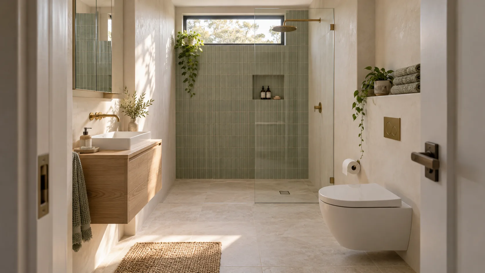 Small bathrooms & ensuites: illustrative bathroom design