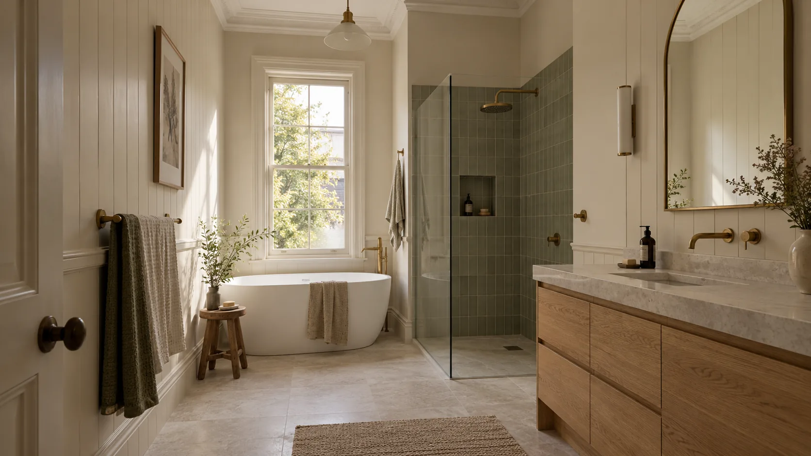Terraces & heritage homes: illustrative bathroom design